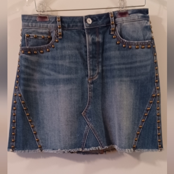 DRIFTWOOD Dresses & Skirts - Driftwood Stef studded denim skirt  size 28